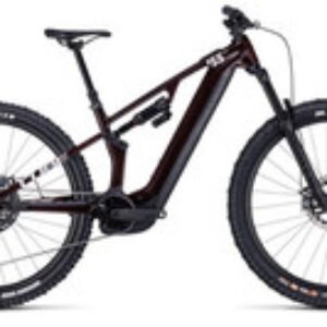 CUBE Stereo Hybrid ONE55 C:68X SLX E-Bike MTB Fully dunkelrot