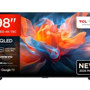 TCL 98T8C QLED TV 98" – 4K, 144Hz, Dolby Vision & Gaming Power!