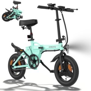 ESKUTE F100 Mini E-Bike 14 Zoll – Klappbar, 60 km Reichweite!