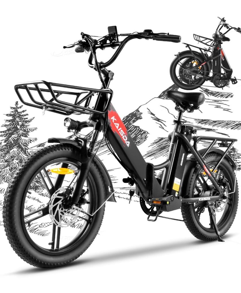 KAISDA E-Bike 20 Zoll Faltbar - 90 km Reichweite, 150 kg Last!